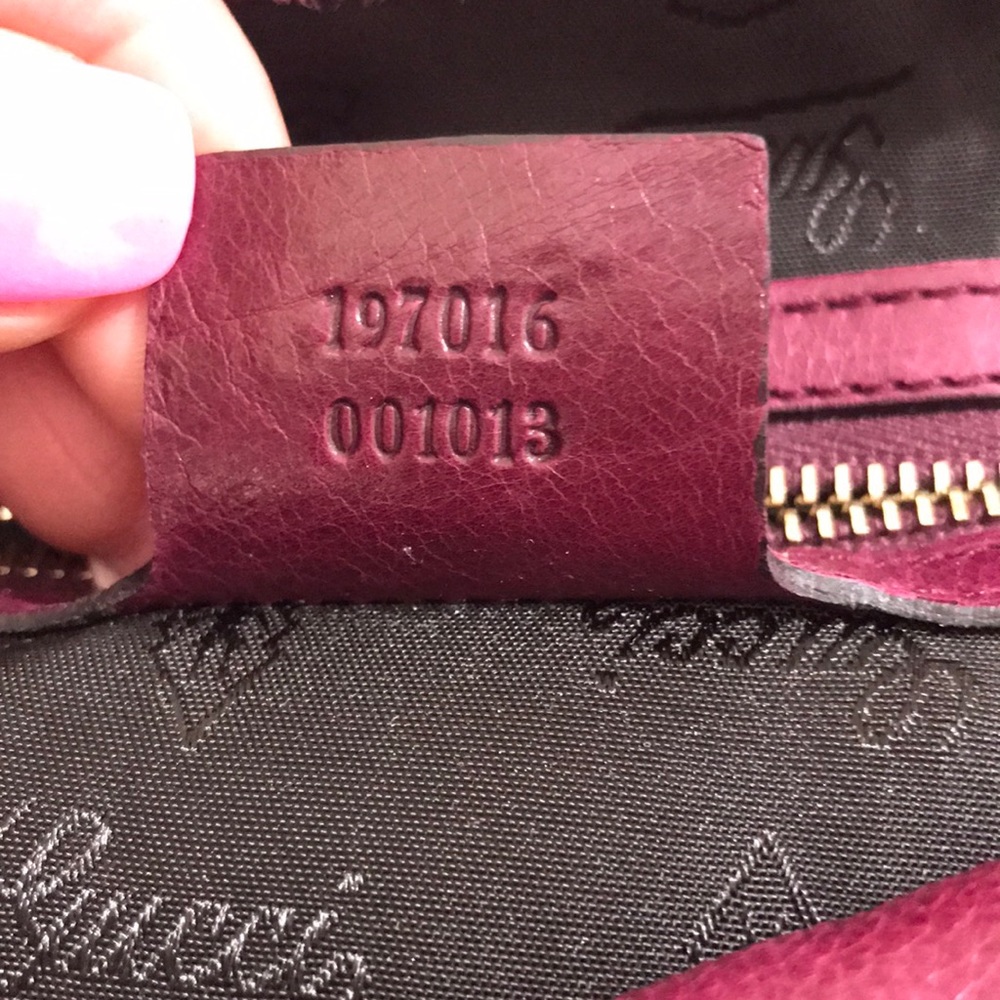 Vintage Authentic % Gucci Purple Python Hysteria … - image 5